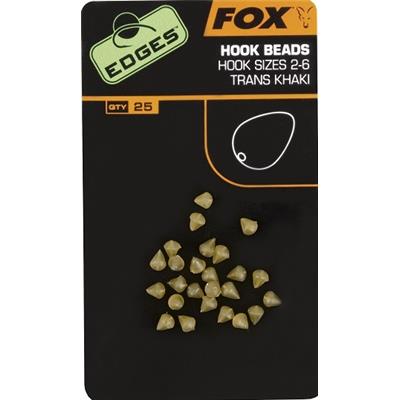 Fox Edges Hook Bead x 25 sz 2-6 khaki
