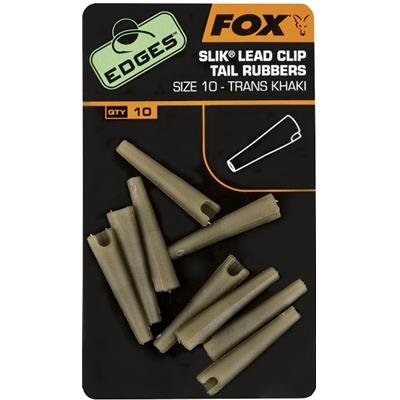 Fox Edges Sz 10 Slik Lead Clip tail rubber