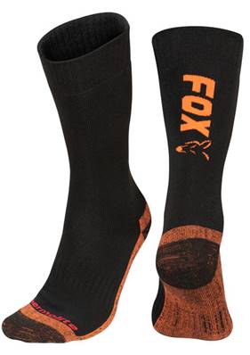 black/orange thermo sock